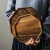 Fashion Wooden Tea Tray Large Appetizer Snack Food Plate Coffee Dishes Kitchen Wood Serving Tray Decorative Tableware
