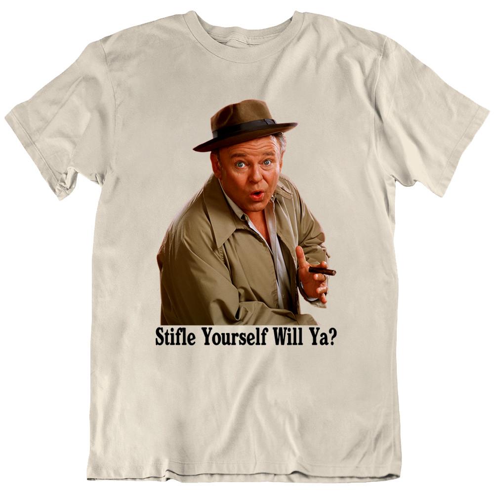 Archie Bunker Stifle Yourself Will Ya? All In The Family TV Retro T-Shirt Gift Unisex T-Shirt