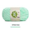Набор пряжи из 5 нитей combed milk cotton для ручного вязания шарфов, средней толщины, материал для вязания пледов своими руками, вязания крючком.