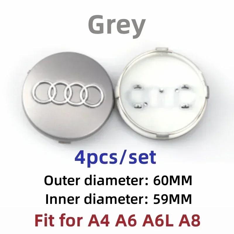 Для Audi 60/61/68/69/77 мм 4 шт. Колпачки ступицы колеса автомобиля A4 A6L A7 A8 A3 A5 A6 S3 S4 Q3 Q5 Q5L Q7 Модификация