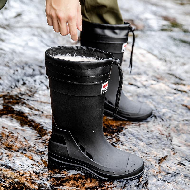 Высококачественные непромокаемые ботинки мужские закрытые непромокаемые водонепроницаемые ботинки высокие непромокаемые ботинки на вынос специальные резиновые ботинки для рыбалки