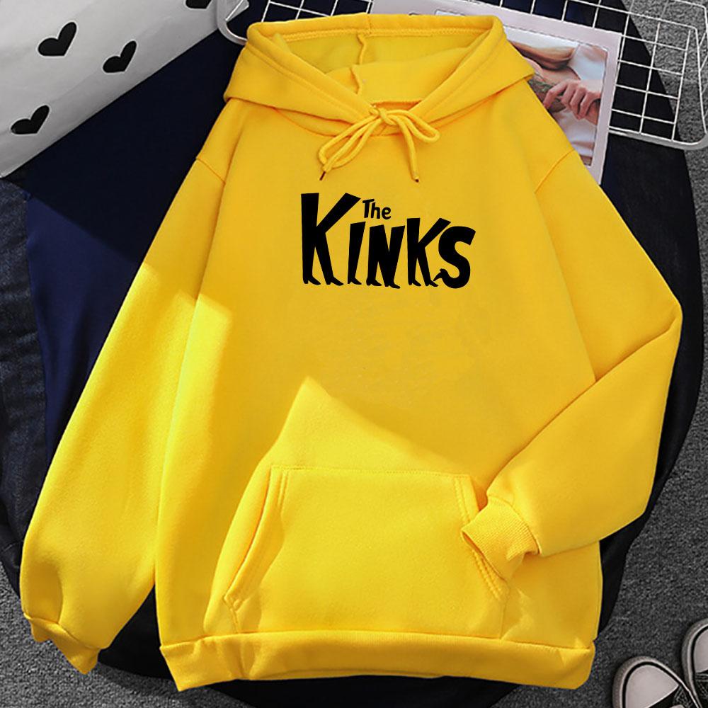 Толстовки The Kinks Графические свитшоты Хип-хоп Sudaderas Hombre Уличная одежда Повседневная одежда с длинным рукавом