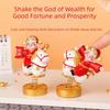 Resin 2026 Horse Year Figurines Year of The Horse Rocking Horse Ornament  New Year Gift