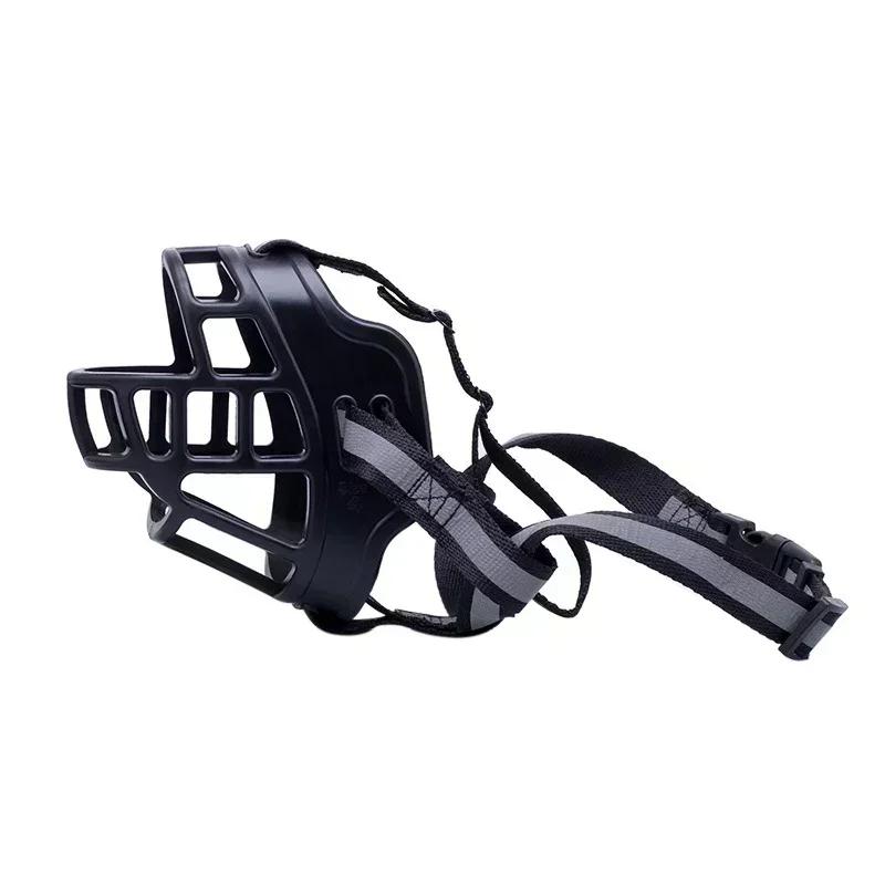 Мягкий клей, регулируемый намордник для собак, жевательная маска против укусов, дышащий намордник для собак, прочная, прочная, корзина, намордник, принадлежности для собак