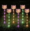 Solar LED Halloween Pumpkin Lantern for Outdoor Garden - Waterproof Decoration