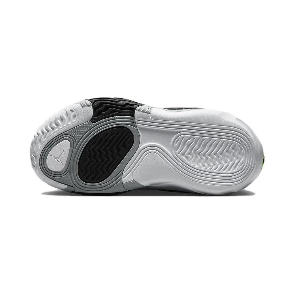Кроссовки Air Jordan Tatum 2 PS Neon Детские Белые Черные Волчье-серые FJ6460-100
