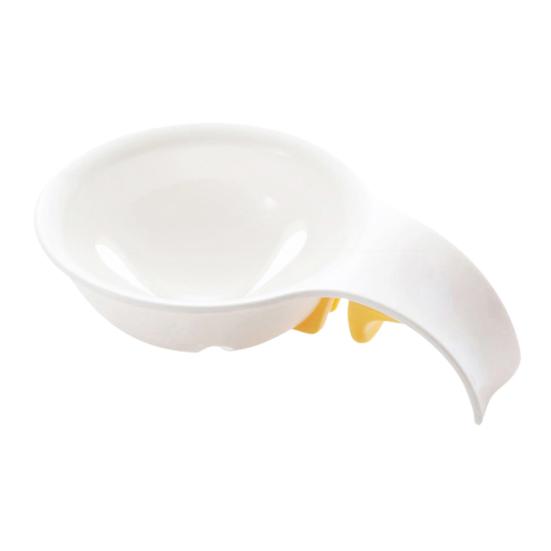 Разделитель яичного желтка Пластиковый фильтр для яичного белка без бисфенола А с эргономичной ручкой Легкоочищаемый гаджет для выпечки тортов, кексов, безе, заварных кремов