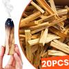 1-20 шт. Пало Санто Натуральные благовония Деревянная палочка для окуривания для очищения помещения Йога Исцеление Ароматерапия Сжечь деревянную полоску