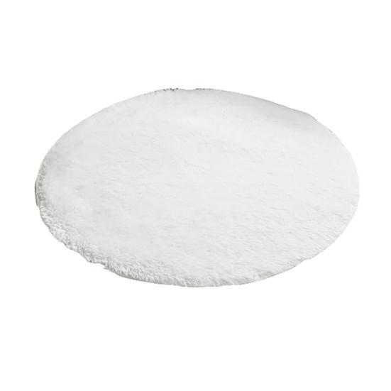 40cm Round Bathroom Bedroom Coral Fleece Soft Non-slip Floor Mat Rug Home Decor