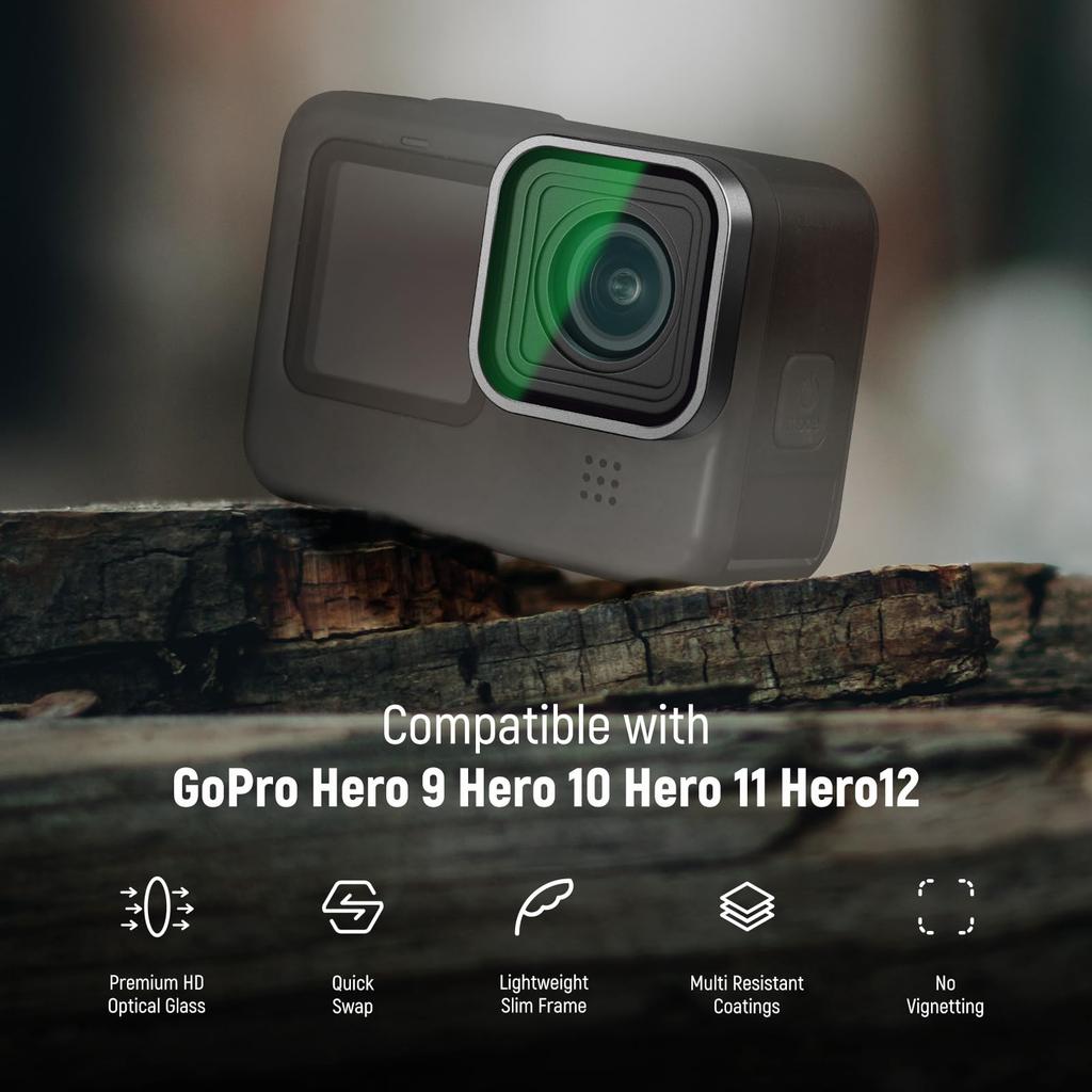 NEEWER PL Filter for GoPro Hero Contrast Enhancement Reflection Removal Glare Reduction Prevention Polarizing Filter Lens Filter Action Camera