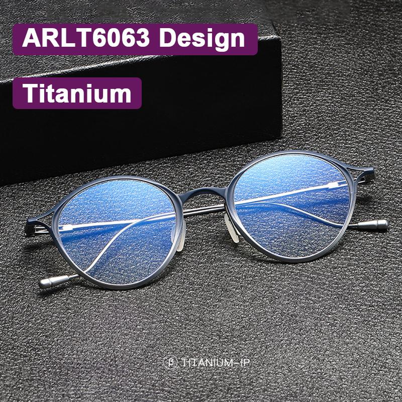 Brand Replication Oval Titanium Eyeglasses Gradient Design Women Retro Glasses Frame 2025 New Fashion Spectacles