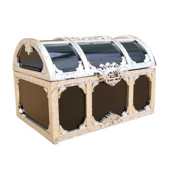 Винтажная прозрачная коробка для хранения конфет, безделушка, держатель для ювелирных изделий, органайзер, контейнер