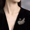 Light Luxury Retro Swan Brooch, High-end Women's Exquisite and Luxurious Animal Brooch, Elegant and Versatile Suit Pin