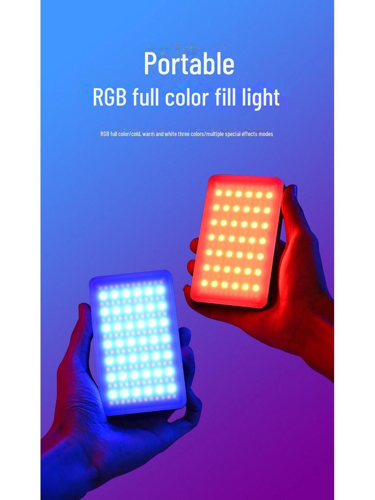 Светодиодное кольцо RGB для конференций и селфи-светильников для телефона, ноутбука и прямых трансляций