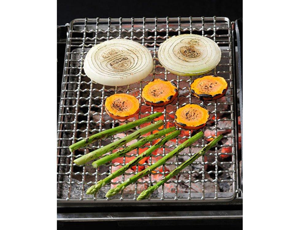 Snow Peak Подставка для костра на гриле Ami из нержавеющей стали Half PRO для кемпинга на открытом воздухе S-029HA [для 1-2 человек]