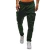 Мужские спортивные штаны, повседневные эластичные спортивные штаны, спортивные однотонные мешковатые брюки с карманами
