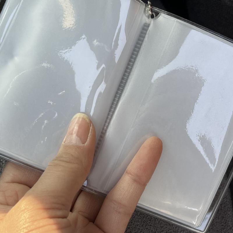 Мини Альбом на 28 Фотографий Блестящий Прозрачный 3-дюймовый Звездочет Маленький Хранилище Фотокарточек Портативная Сумка для Карт