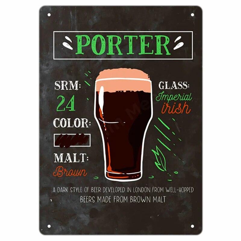 Vintage Bloody Mary Poster Tin Sign Retro Whiskey Sour Cocktail Metal Plaque Tiki Bar Pub Kitchen Home Decor