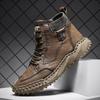Men's Leather Martin Boots High Top Work Boots
