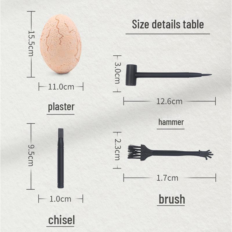 Имитационная модель раскопок яиц динозавров: Набор развивающих игрушек в глухой коробке