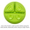 PandaEar Baby Suction Plates Divided Unbreakable Silicone Baby Weaning Plates for Toddler Kids Children - 3 Pack - Non-Slip - Dishwasher and Microwav