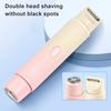 Женский электрический эпилятор с двойной головкой, аккумуляторный водонепроницаемый, для лица, тела, зоны бикини, для рук, ног, устройство для удаления волос, триммер для удаления волос, бритва
