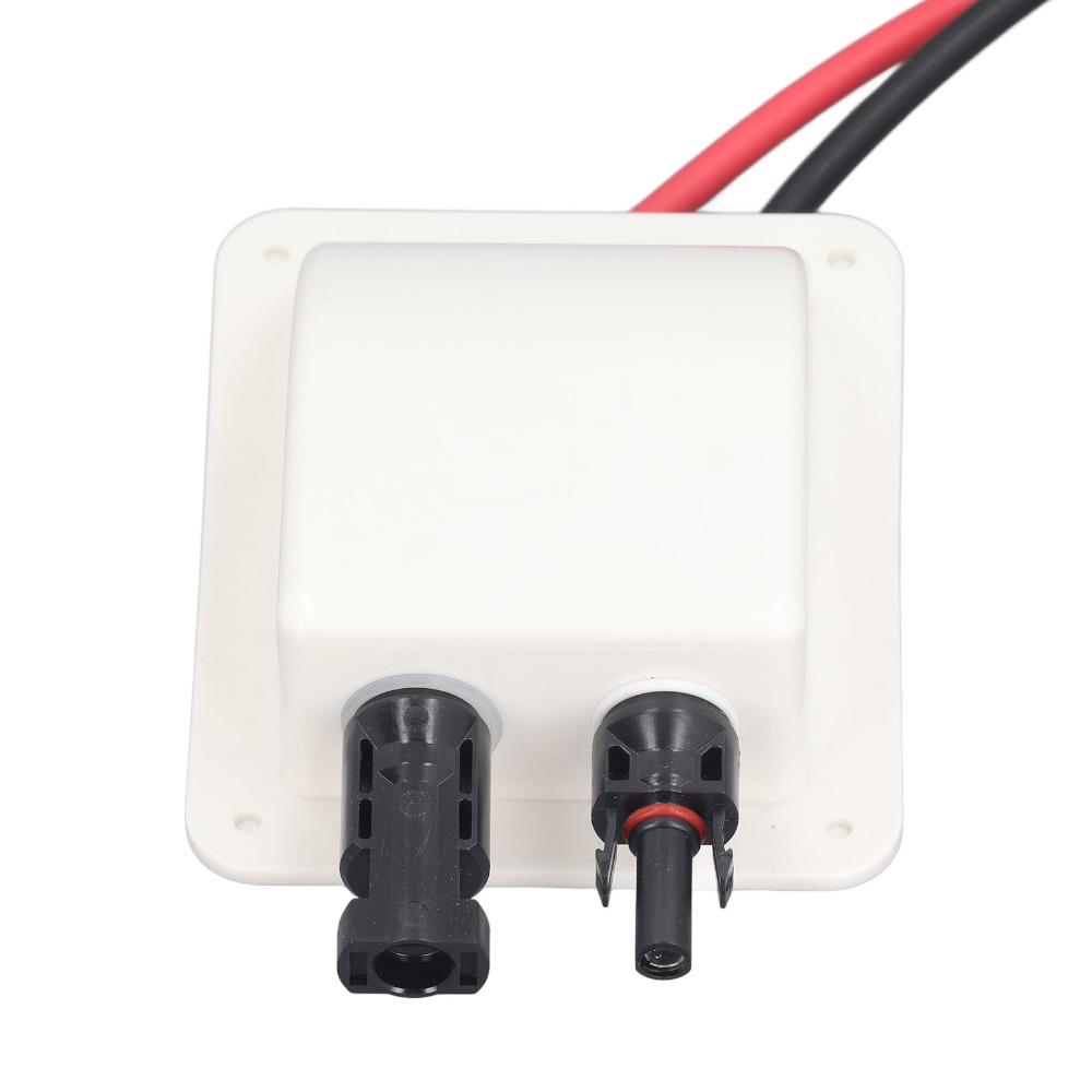 Durable 2m Extension Solar Cable Entry Gland Dual Cable Entry Various Uses Waterproof Housing Solar Junction Box Yacht Use