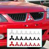 ABS Значок решетки радиатора Значок на переднюю и заднюю часть автомобиля для Mitsubishi Outlander Ralliart Lancer ASX Pajero Eclipse Delica EVO Grandis Colt