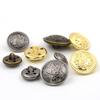 Copper Buttons Vintage Logo Bronze Silver Denim Jacket Buttons Clothes Coats Clothing Buttons Accessories