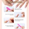 24 Pcs French Tip Press On Nails Medium Long Coffin False Nails 3D Bowknot Stick on Nails Manicures Supplies for Wome