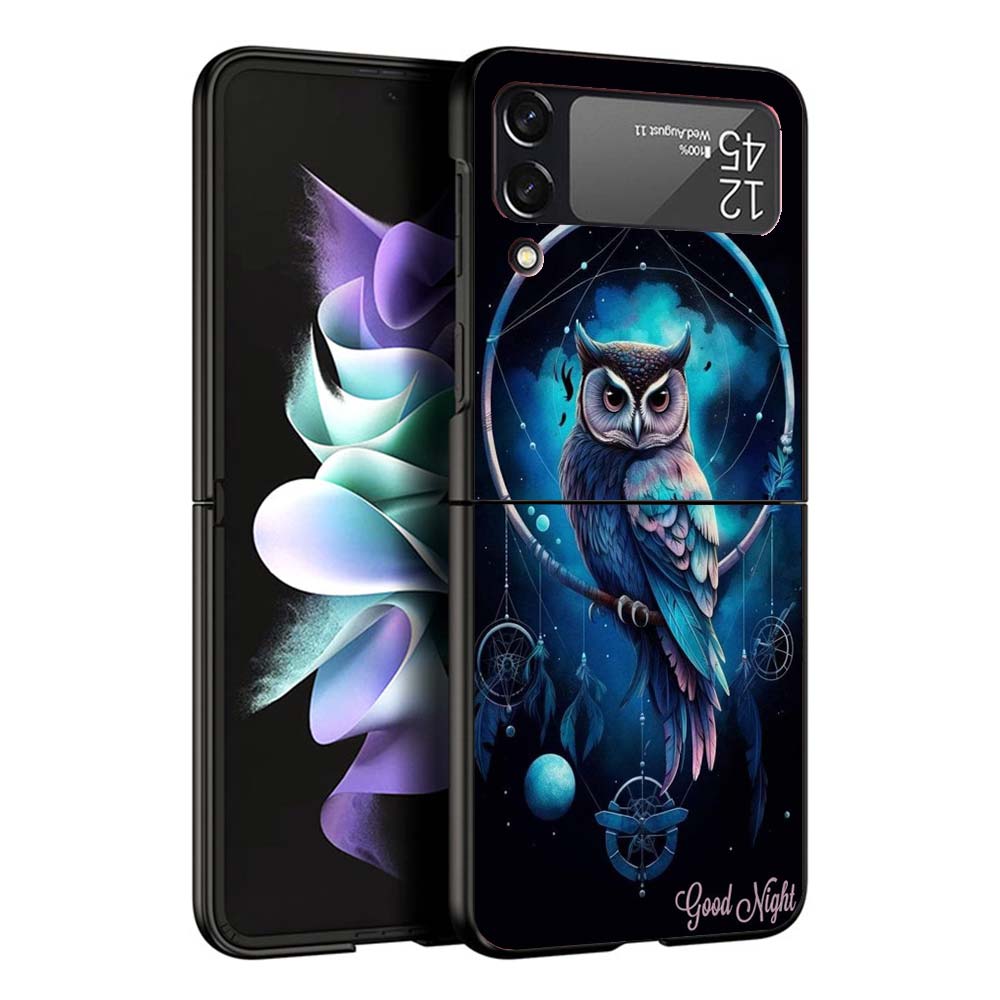 Ретро Ловец Снов с Перьями Чехол для Телефона для Samsung Galaxy Z Flip7 Flip6 5G Flip5 Flip4 Flip3 ZFlip 7 6 3 4 5 Ударопрочная Задняя Крышка