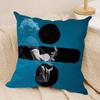 Ed Singer S-Sheeran Cushion Cover Soft Plush Fabric Double-Sided Printed Sofa Cushion Cover for All Seasons Home Decor Gift