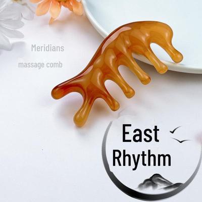 Массажная палочка Dolphin Comb & Eye Meridian Stick - инструмент для соскабливания смолы для полного расслабления тела