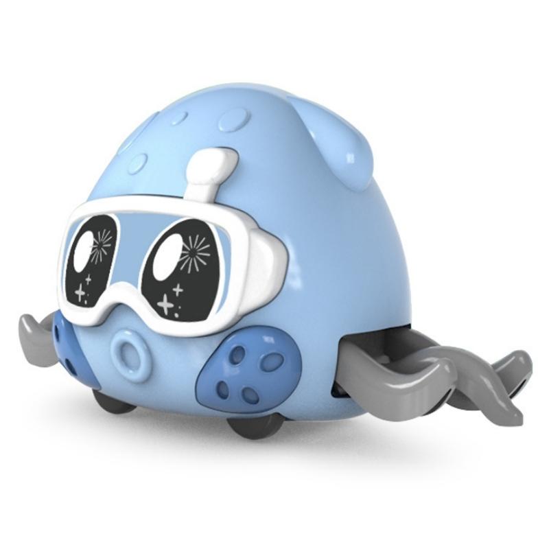 Детская забавная игрушка-краб с двойной силой возврата, имитирующая тряску влево и вправо, ползание краба, имитация пузырей