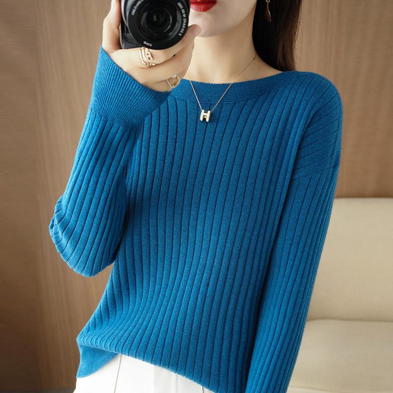 Женский свитер СОВРЕМЕННЫЙ НОВЫЙ зимний вязаный пуловер SAGA, осенние мягкие теплые шерстяные свитера, вязаные топы с длинными рукавами