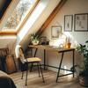 Biurko Małe Proste Olcha Loft 100X50X75 Vb4A Begryf