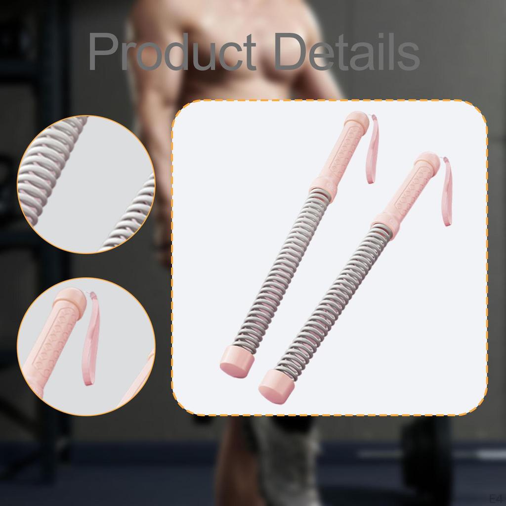 2 Pieces Ropeless Battle Rope Indoor Outdoor Portable Practical Workout