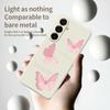 For Samsung Galaxy A17 5G Case Butterfly Pattern Printing Straight Edge TPU Phone Back Cover