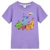 Футболка с принтом NumberBlocks, топы с героями мультфильмов, хлопковые короткие футболки с рисунком аниме, цельная футболка y2k для детей, мальчиков 10 лет, детская одежда для девочек