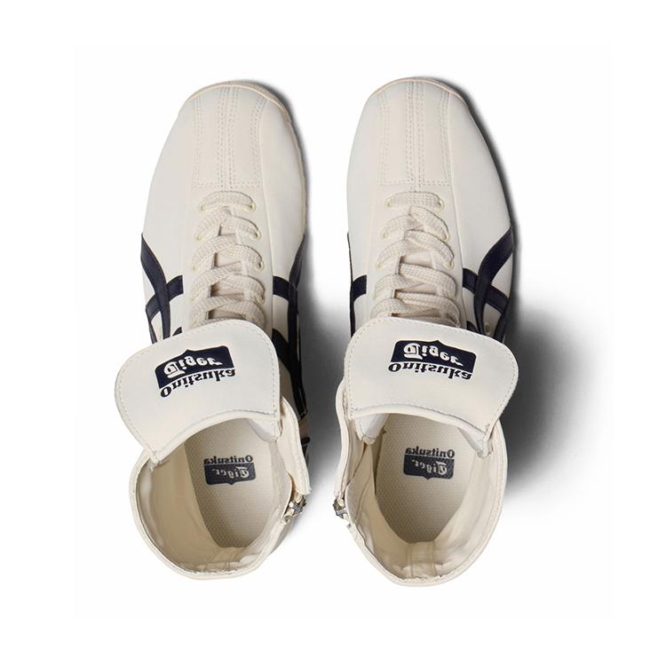 ONITSUKA TIGER Mexico 66 Боксерский тренд Прочные высокие лайфстайл кроссовки Унисекс кроссовки Бело-синие 1183C454-100