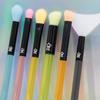 6pc Vegan Cruelty-Free Makeup Brush Set Eye Shader Blender Detail Crease Angle Waterproof Handles Professional Quality Synthetic