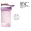 Protein Shaker Cup with Blender Ball 500ml Wide Mouth Shaker for Easy Mixing Portable Whey Protein Shaker Bottle for Sports Travel Camping