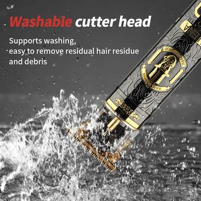 1-5 шт. в упаковке винтажная электрическая беспроводная машинка для стрижки волос T9 профессиональная машинка для стрижки волос триммер для мужчин машинка для стрижки бритва зажигалка для бороды