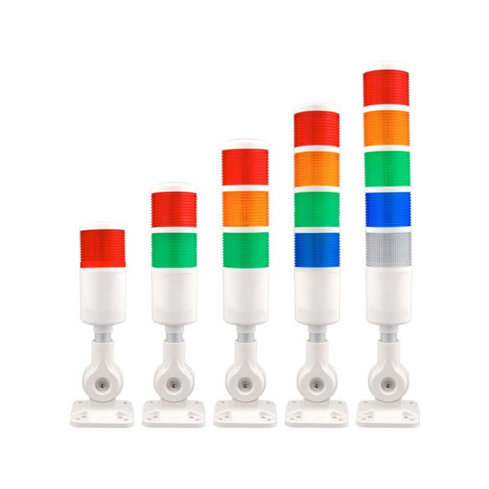DC12-24V AC220V Led Stack Lights Steady Flashing Industrial Signal Lamps Led Signal Tower Light