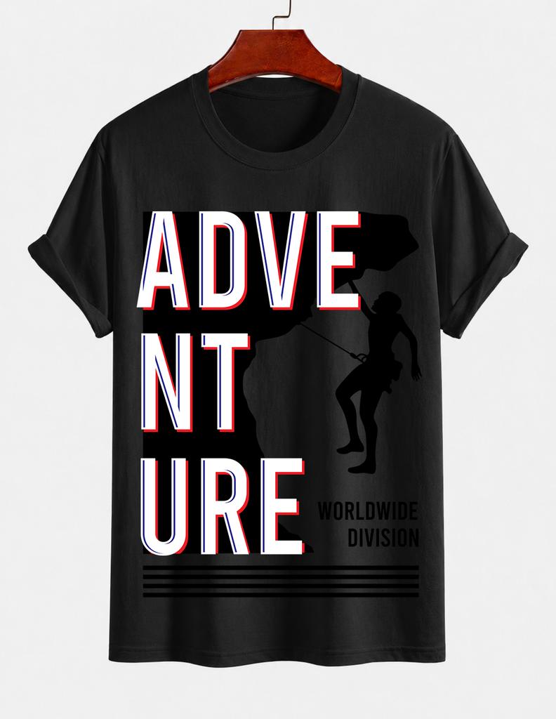 Unisexs Pure Cotton Solid Color Tshirt With Letter Print Crew Neck Short Sleeves Inspirational Casual Street Top