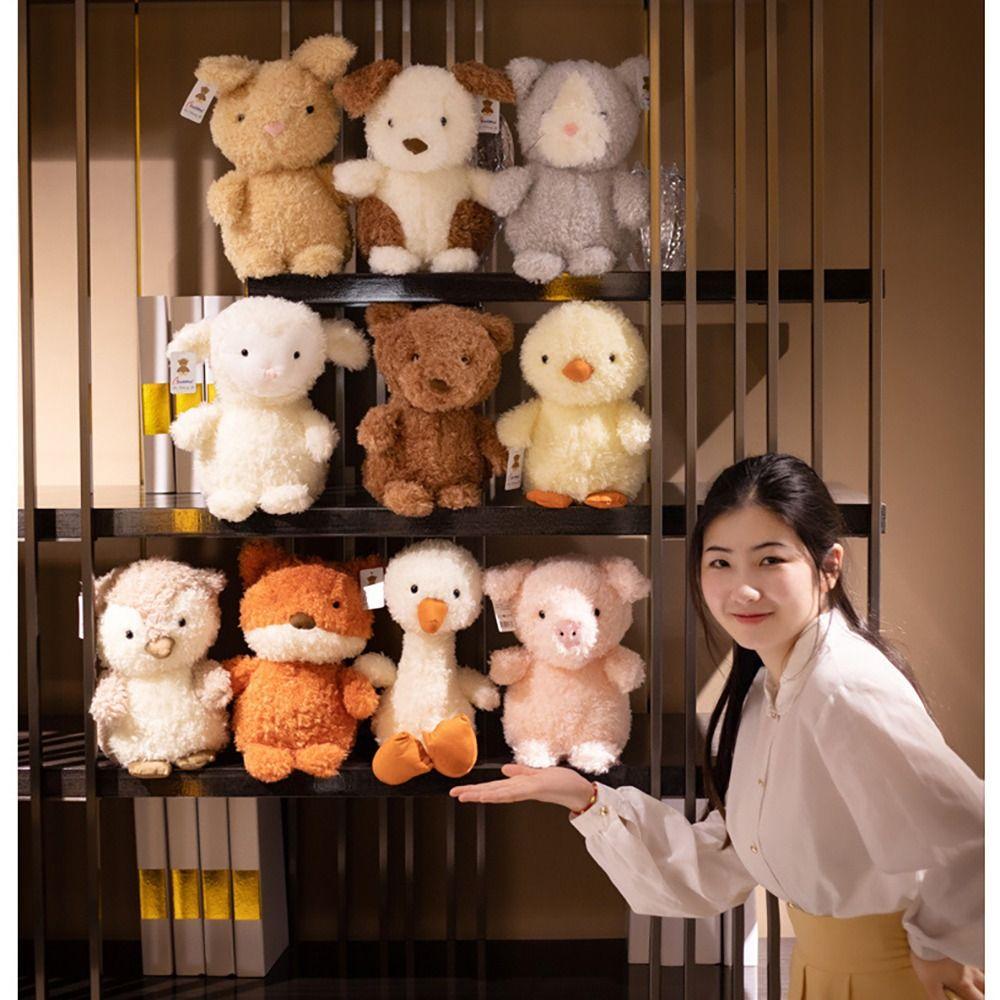 Мягкие Пушистые Плюшевые Игрушки ПП Хлопок Подарки на День Рождения для Мальчиков Девочек Каваи Домашний Декор Взрослый