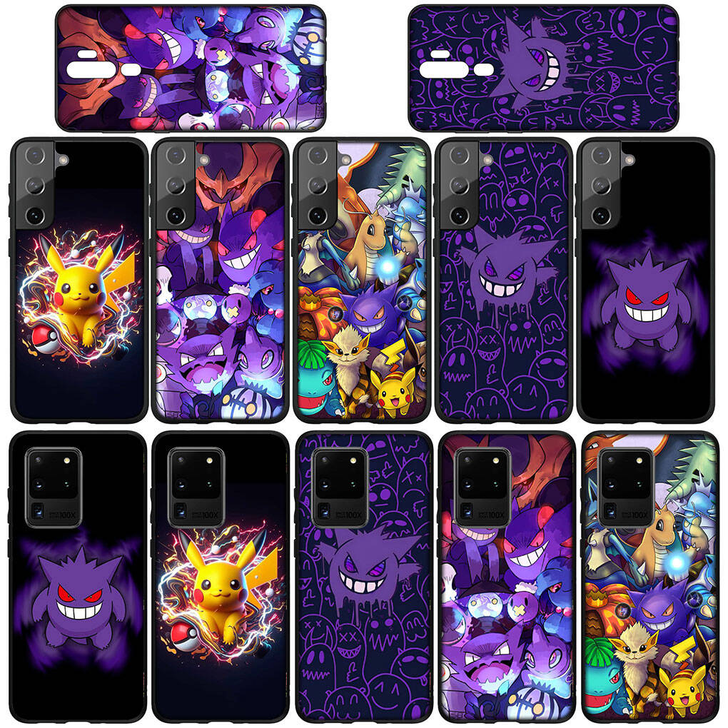 Чехол для телефона для iPhone 17 16 15 Plus Xiaomi Poco F8 F7 X7 X6 M8 C85 C75 Redmi Note 14 12 11 13 Pro Max A4 14C 13C 15C Пикачу GO Генгар Покемон Обложка
