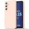 Silicone Case - Booling - for Samsung Galaxy A25 5G - Ultra Slim - Scratch Protection - Pink