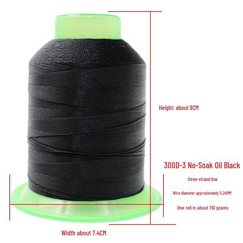 Sewing Thread: Large Spool for Leather, Sofa, or Jeans - High Strength Mercerized Thread