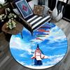 Hikaru no Go2 Round Area Rug,Carpet Rug for Living Room Bedroom Sofa Playroom Decor,Non-slip Floor Mat
